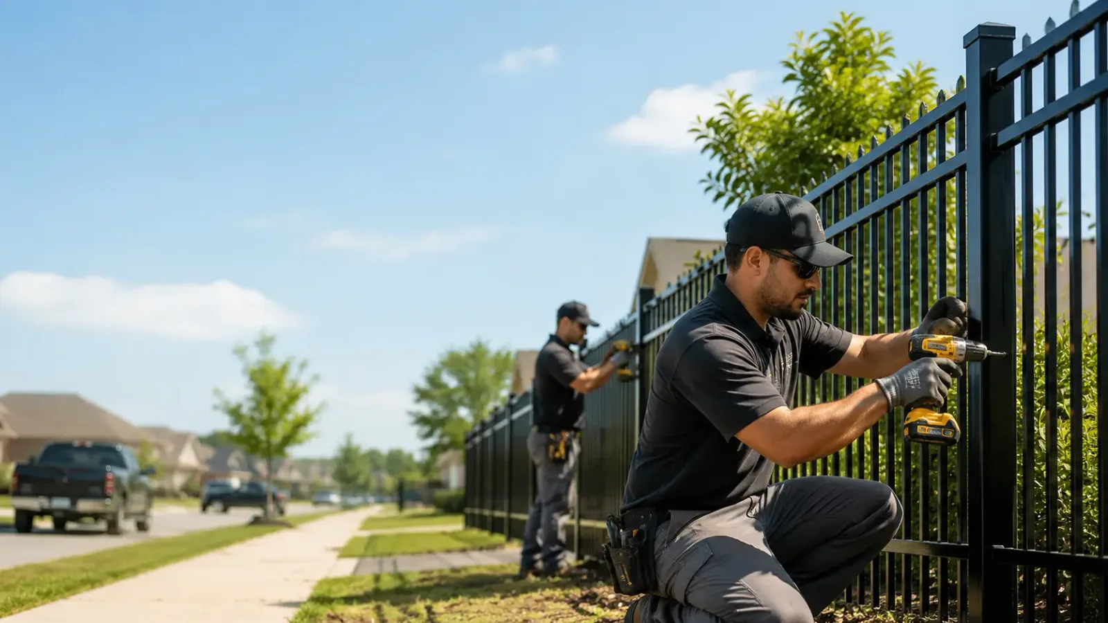 Metal Fence Installation in Thicket, TX